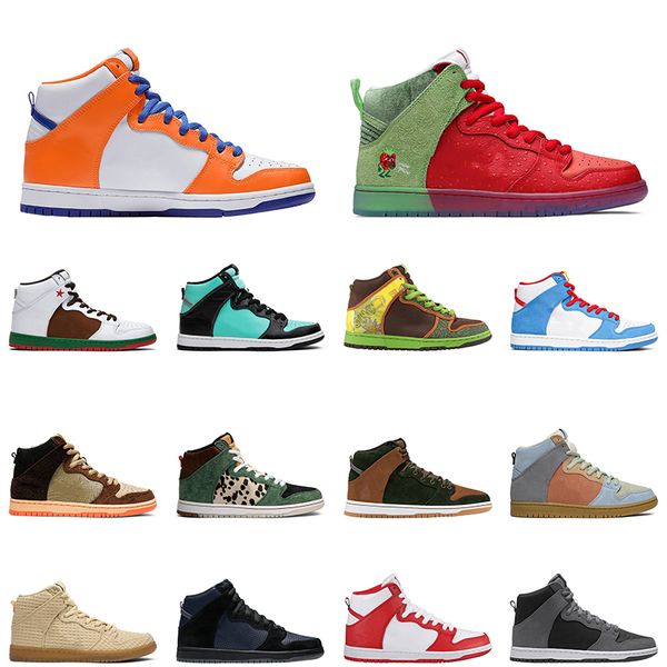 

dunk high men women running shoes danny supa tiffany waffle dark grey walk the dog strawberry cough mens trainer sports sneakers