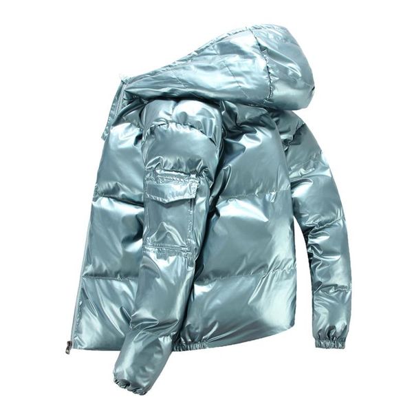 

men's down & parkas 2021 men winter jackets and coats mens warm casual coat fashion solid streetwear male overcoat parka hombre, Black