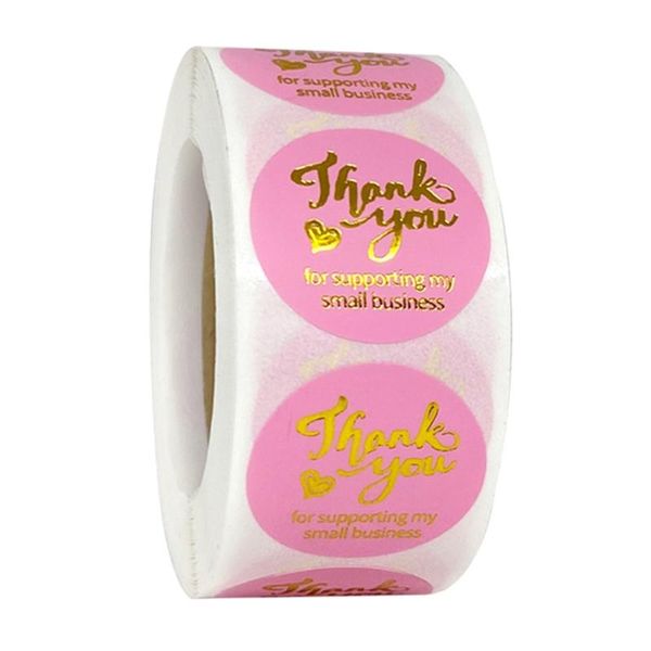 

gift wrap 500pcs thank you for supporting my small business adhesive stickers seal label