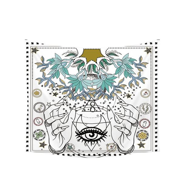 

abstract female portrait tapestry psychedelic wall hanging tapestries witchcraft wall carpet decor moon tapestry beach blanket f wmtjba