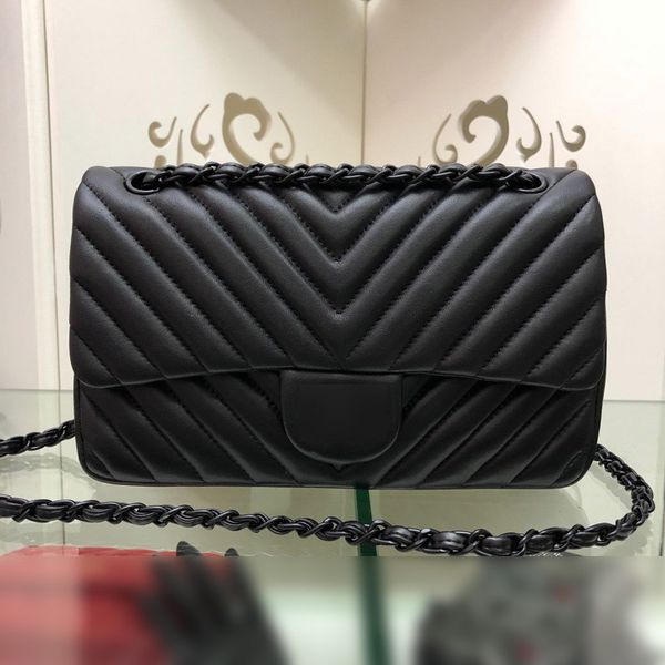 

women fashion black genuine bags purse body quality chain cross leather tote small shoulder bag classic bag messenger designer handbags rhwd