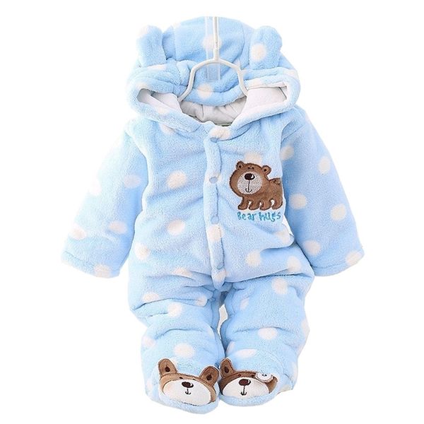 

winter infant clothes newborn children clothing set cartoon soft cotton thick warm baby boys girls clothes suit outfits y200803, White