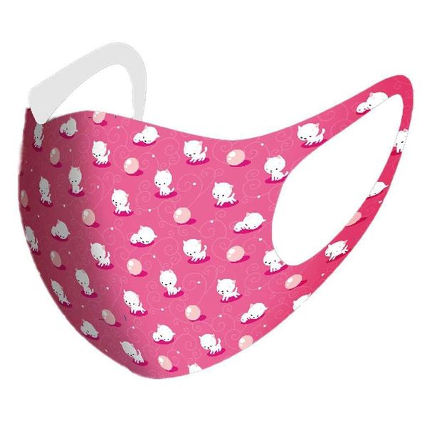 

printed designer masks fashion face cartoon ice silk facemask women painting starry sky fireworks dustproof mouth