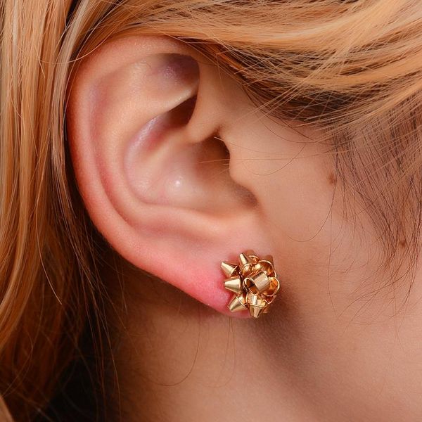 

stud 8 pairs christmas earrings set tree jewelry accessories for women party gifts, Golden;silver
