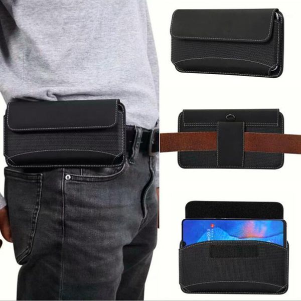 

4.7 inch-6.9 inch universal phone cover pouch belt clip pouch leather cover waist bag holster bag durable oxford1