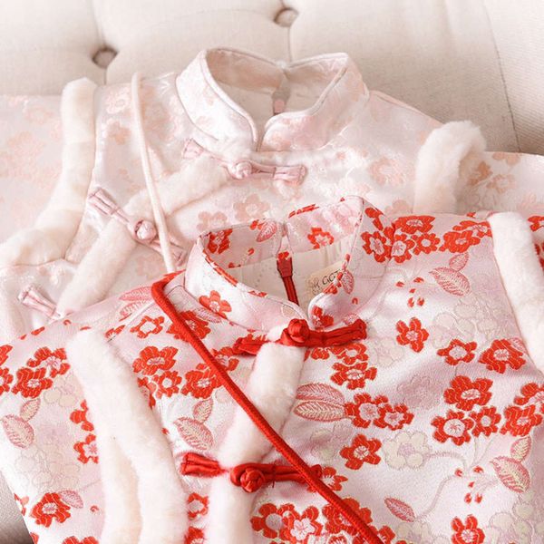 

tang national sle qipao baby hbb1142 girls' et vt skirt new year's drs kus9, Red;yellow