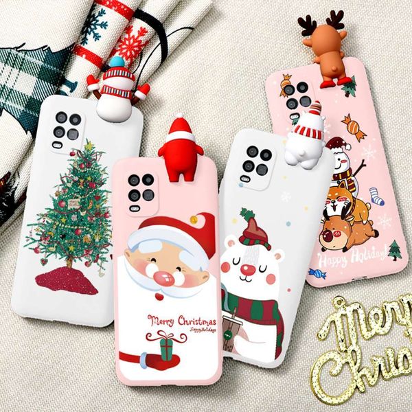 

qachristmas cartoon mobile phone cover 3d frost mobile phone cover redmi note 9 pro max 9 s 8t 8 7 6 5 9a my note 10 9 se 8 a3 lite ult