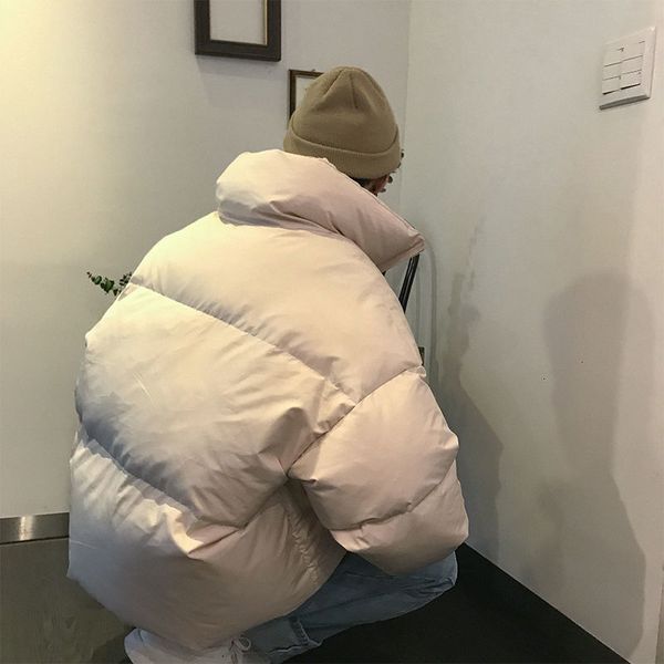 

2021 cotton-quilted man's new autumn-winter lean-fit lover bread male youth clothes 2krl, Black