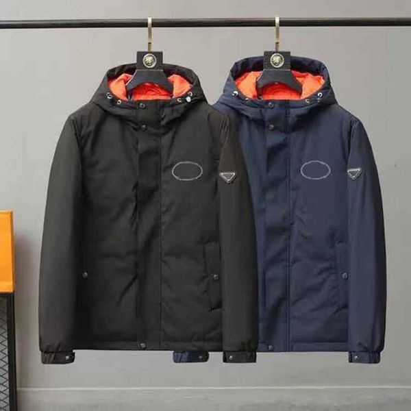 

21aw stylist classical men jacket fashion mens casual down parkas stylist outdoor warm male coat outwear size: s-3xl, Black