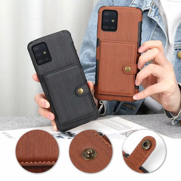 

классический кожаный кошелек для бумажника для samsung galaxy s8 s9 s10 s20 plus s10 lite s20 ultra note9 note10 a51 a71 a30 a50 a70 с картн