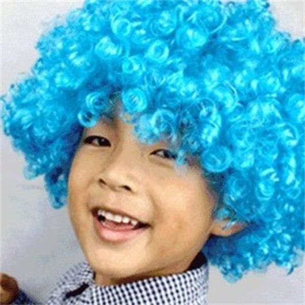 

big hair wigs multicolor funny clown wig men women party headgear for fan parties supplies 5 2jh e1