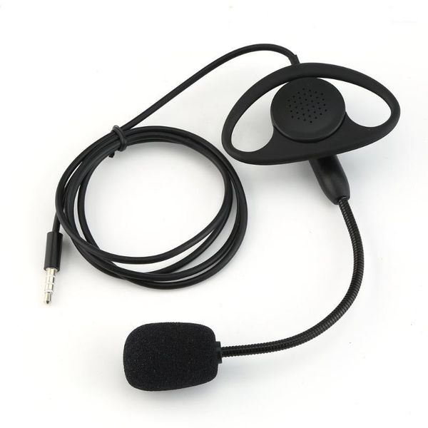 

walkie talkie two way radio ear stick headset stick mic for vnetphone v6 v4 for fbim v2-500c motorcycle intercom1