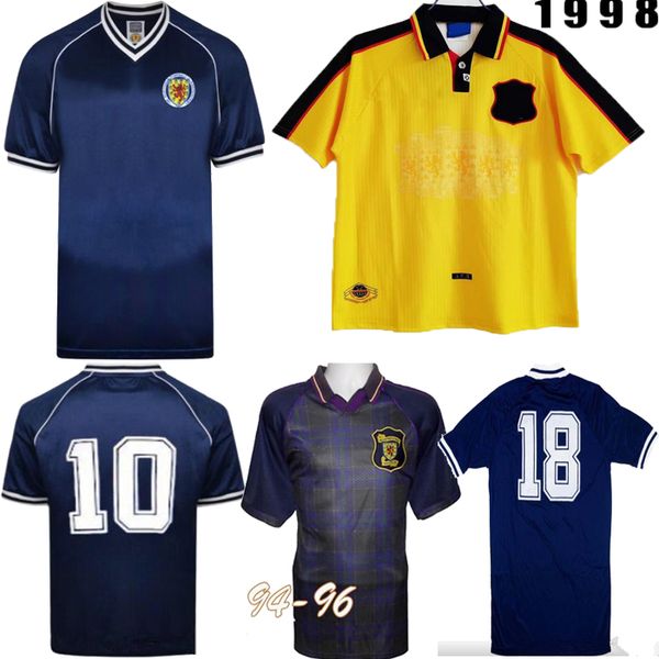 

шотландия ретро футбол джерси ретро classic 1986 1995 1998 старинные антикварные burley lambert collection 96 98 футбольные рубашки hendry g, Black;yellow