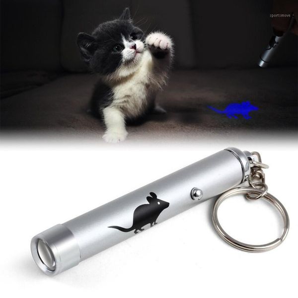 

cat toys funny pet led laser toy pointer light pen interactive with bright animation mouse shadow small animal toys1