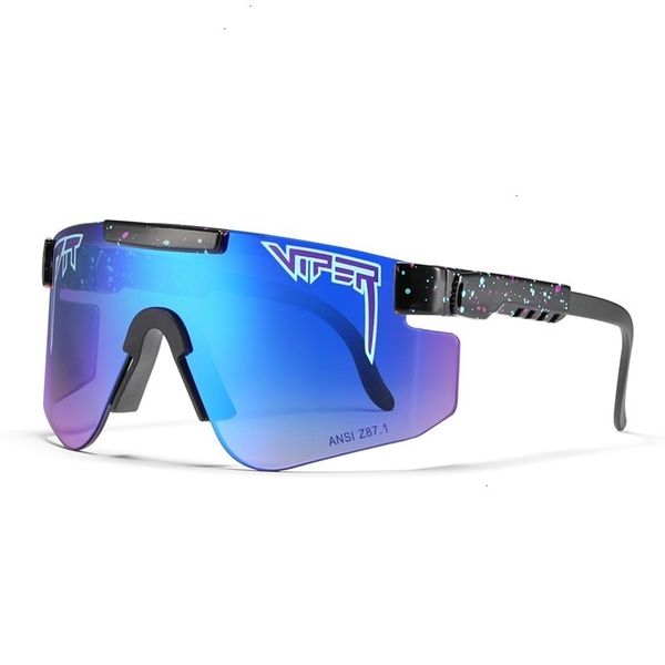 

the 1993 polarized double wide pit viper sunglasses sports outdoor ski glasses cjoa, White;black
