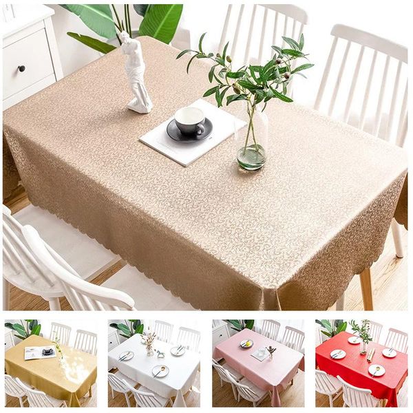 

festival tablecloth lace waterproof tablecloth wedding decoration table party table cover rectangle birthday 4 colors