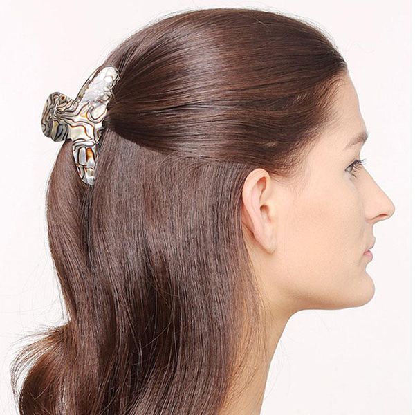 

hair accessories medium accetate leopard print claw hairpins clip crab headdress for women heandband