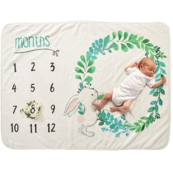 11 estilos Ins Ins Miúdos Cópia de impressão Cobertores Fotografia Background Props Infantil Swaddling Flor Digital Recém-nascido Bebê Wraps 70 * 102cm M3121