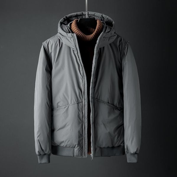 

coats male fashion men of new fund of 2020 autumn winters warm coat cotton-padded jacket down jacket to keep warm coat, Black