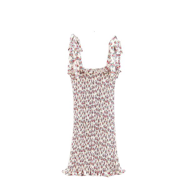 

2021 new vintage french girl little flowers show thin elastic fold frilly above the knee dressed tight ks49, Black;gray