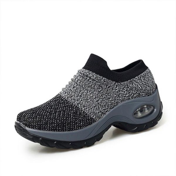 

женщины 2020 повседневная кроссовки женщина квартиры платформа повседневная мода вулканизированная обувь женская мода скольжение на леди, Black