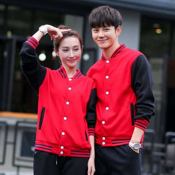 

spring lovers sports baseball shirt men's sweater cardigan team clothing printing, Gray