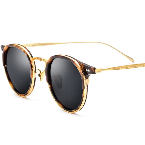 

oto 2020 selling oversized round fashionable acetate sunglasses