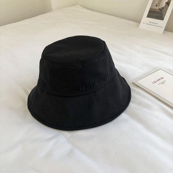 

femme summer cotton fisherman cap sun protection hat women shade hat uv basin cap beach hat bucket girl panama letter wmtksj