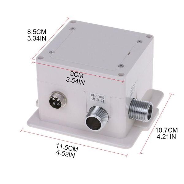 

bathroom automatic infrared sensor sink faucet touchless basin water tap deck mounted 6xdd