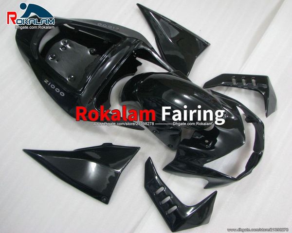 

fairings kit for kawasaki z1000/z750 03 04 05 06 z 1000 2003 2004 2005 2006 black aftermarket motorcycle fairing(injection molding)