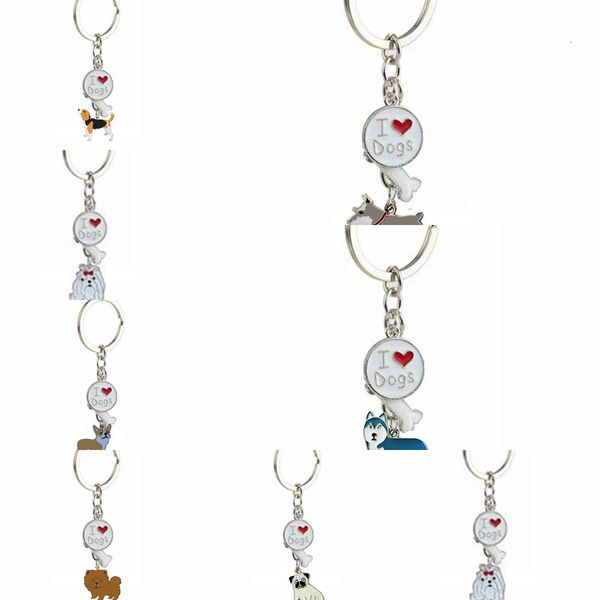 

design rings key chains brand ring rhinestone pu leather car keys jewelry bag charm keychains holder for women man dropshipper cheap, Slivery;golden
