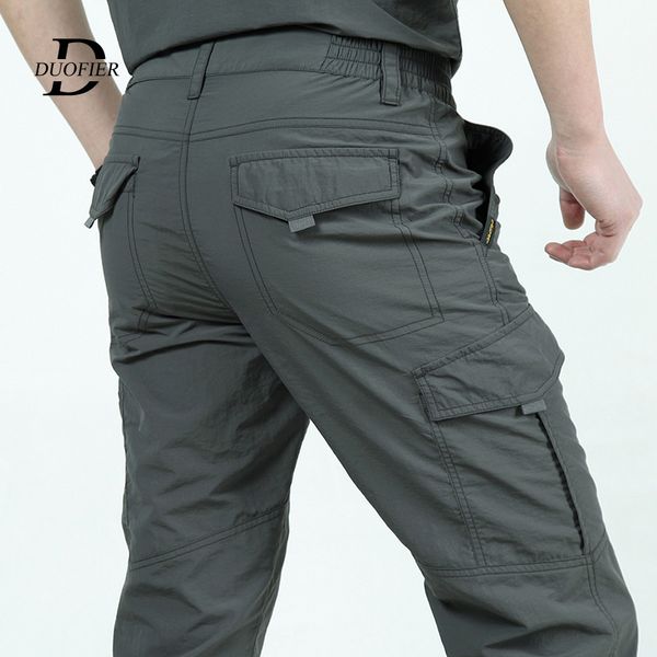 Pantaloni tattici cargo da uomo Pantaloni dritti militari da jogger ad asciugatura rapida Pantaloni da trekking leggeri multitasche traspiranti da uomo 201110