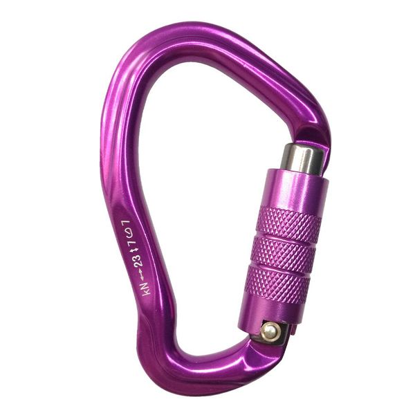 

23kn climbing master lock matic master locking safety buckle mountaineering climbing carabiner climbing caving equipment h bbymuh