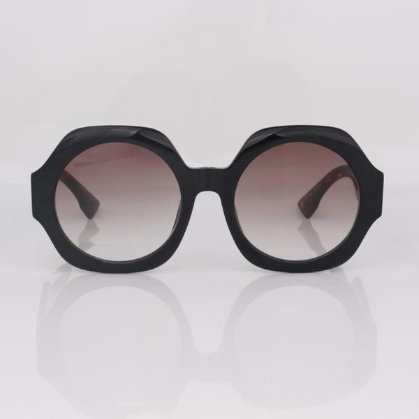 

sunglasses wired frame round women fashion leopard chunky eye wear, White;black