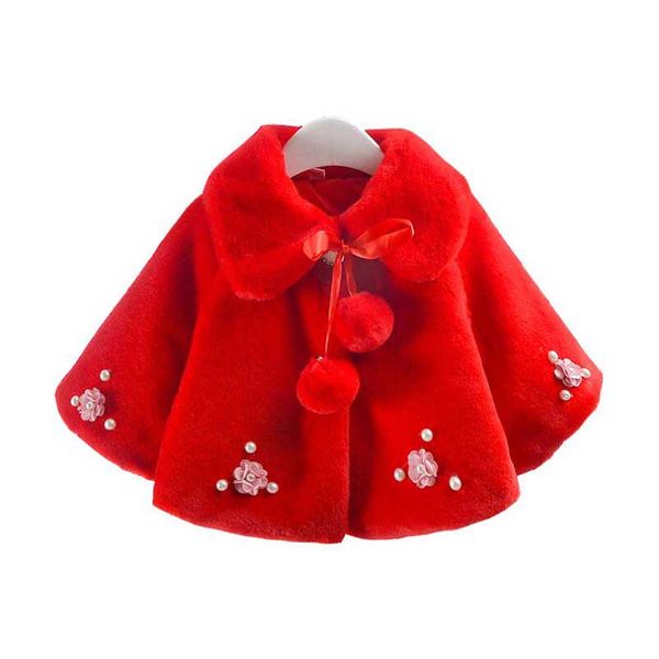 

new autumn baby princess fur cloak jacket for baby clothes newborn baby girls jacket winter infant warm outerwear coat, Blue;gray