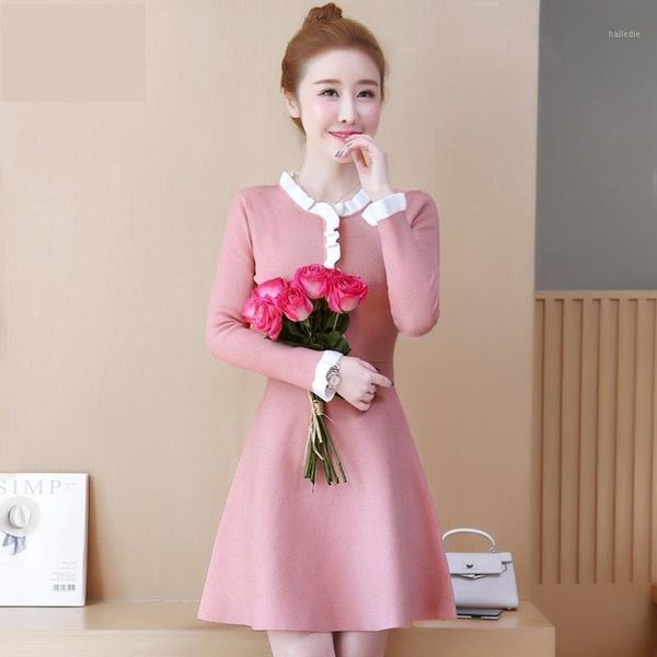 

long sleeve knitted sweater women's sweater pullover fashion ladies dress autumn winter knitted bottoming shirt1, White;black