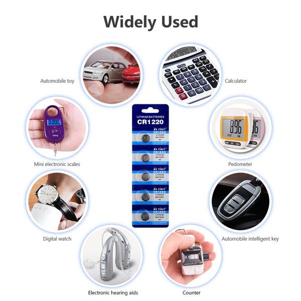

ycdc 10pcs 3v volt cr1220 cr 1220 button coin cells batteries lithium pilas for toy calculator watch dl1220 br1220 ecr1220 wmtzeb, Bronze;slivery