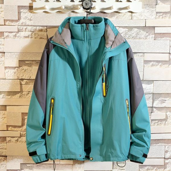 

outdoor jackets&hoodies windbreaker hiking jacket women winter waterproof mens fleece polyester sweat suits giubbotto uomo ski bd50cf, Blue;black