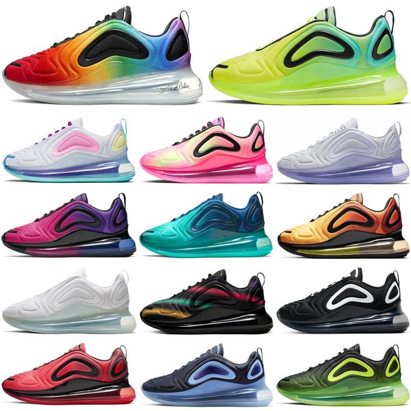 

mens designer shoes 720 white black oreo lava sea forest bubble pack volt pink nightshade women casual outdoor sports trainers sneakers