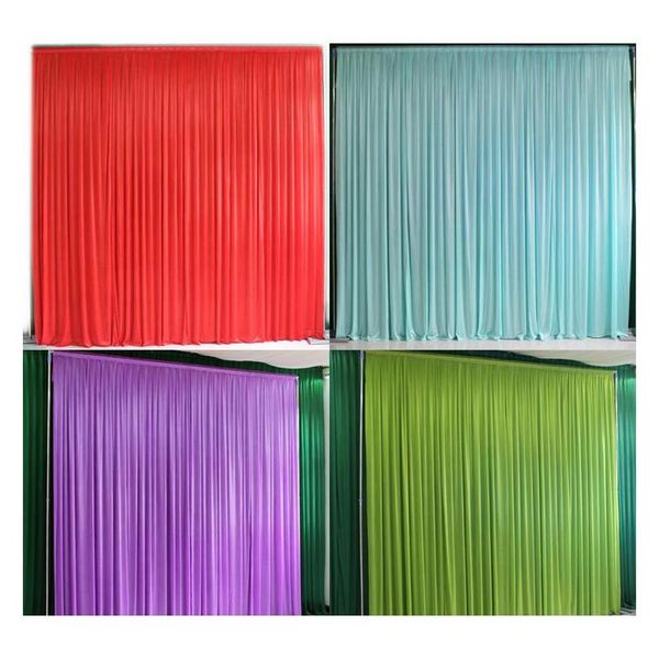 

10ft*10ft white backdrop white curtain festival celebration wedding stage performance background background wall backcloth any color