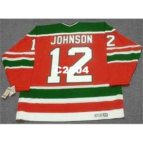 

men #12 mark johnson new jersey devils 1988 ccm vintage retro hockey jersey or custom any name or number retro jersey, Black