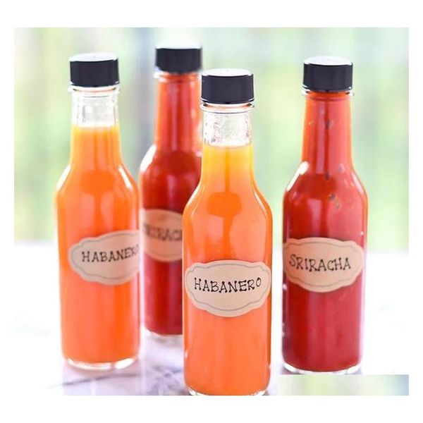 

5oz woozy round glass sauce tomata glass bottles clear glass woozy bottles with dripper inserts 150ml case of 12 qylmee garden2010