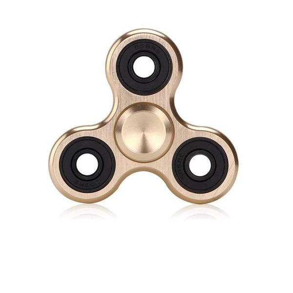 

aluminium alloy hand spinner solid color metal fidget spinner hand tri spiner ring hobbies for adults h wmtlfi