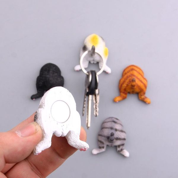 

5 шт. холодильник магнит паста серия прекрасная кошка задница магнитная паста украшения дома творческий подарок животных холодильника наклей