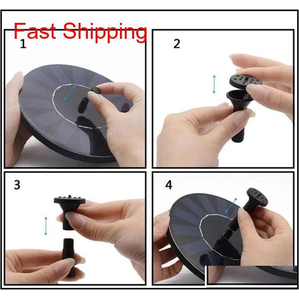 

mini solar powered fountain garden pool pond solar panel floating fountain garden decoration water fountain drop qylrrr bde_luck