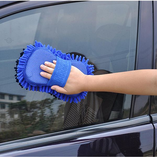 

car wash gloves car cleaning sponge car window cleaning ultrafine fiber chenille anthozoan washer sponge brush supplies 20x14cm h wmthpq
