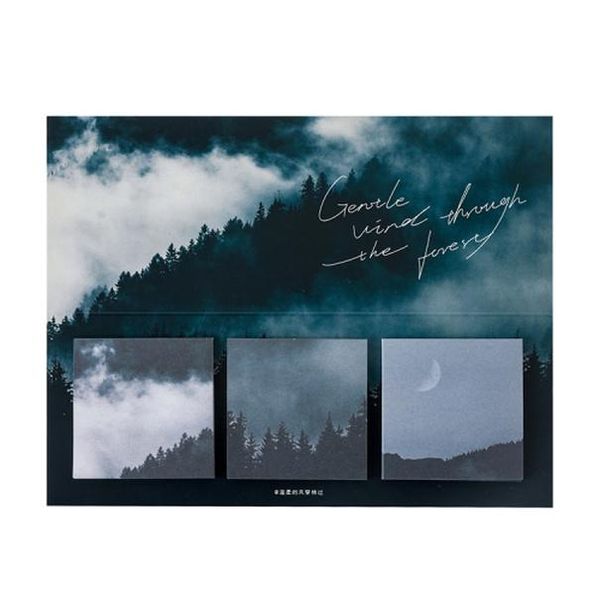 

лес небо облако moonlight memo pad сообщение sticky notes декоративные блокнот примечание бумага memo канцелярские товары офисные товары jll