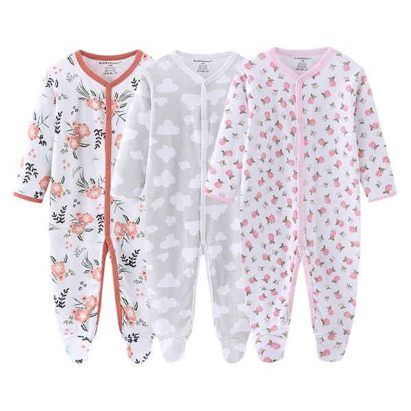 

newborn cotton 3pcs baby boy clothes romper autumn 0-12m baby girl clothes full sleeve girls baby clothing roupas de bebe 201118, Blue