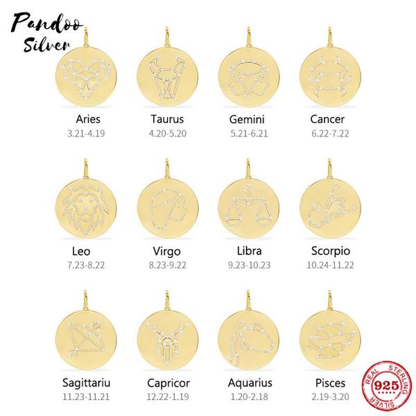 

chains s925 sterling jewelry copy,constellation necklace yellow silver,libra scorpio sagittarius capricorn aquarius