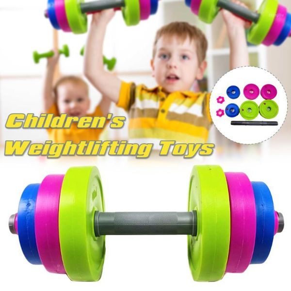 

dumbbells 1 set practical children barbell bodybuilding exercise equipment training arm muscle fitness for kids gym and home1